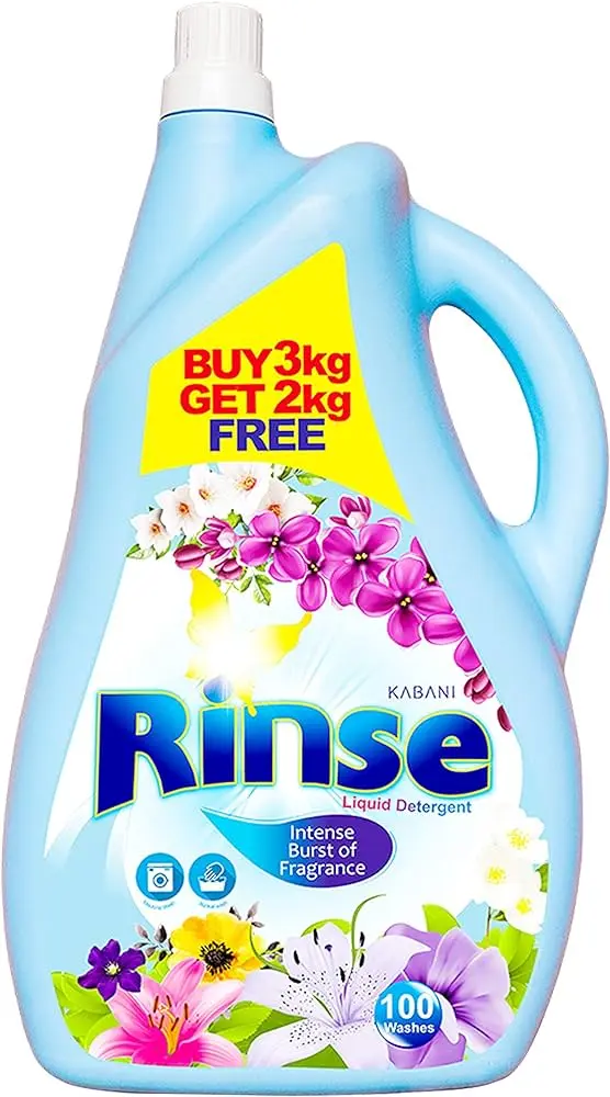 Kabani Rinse Liquid Detergent (Buy 3 Kg+ Get 2 Kg Free)
