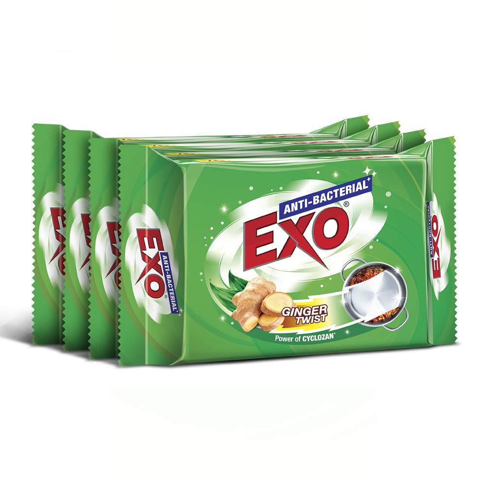Exo Dish Wash Soap 3+1 (90gx4=360g) MRP 30
