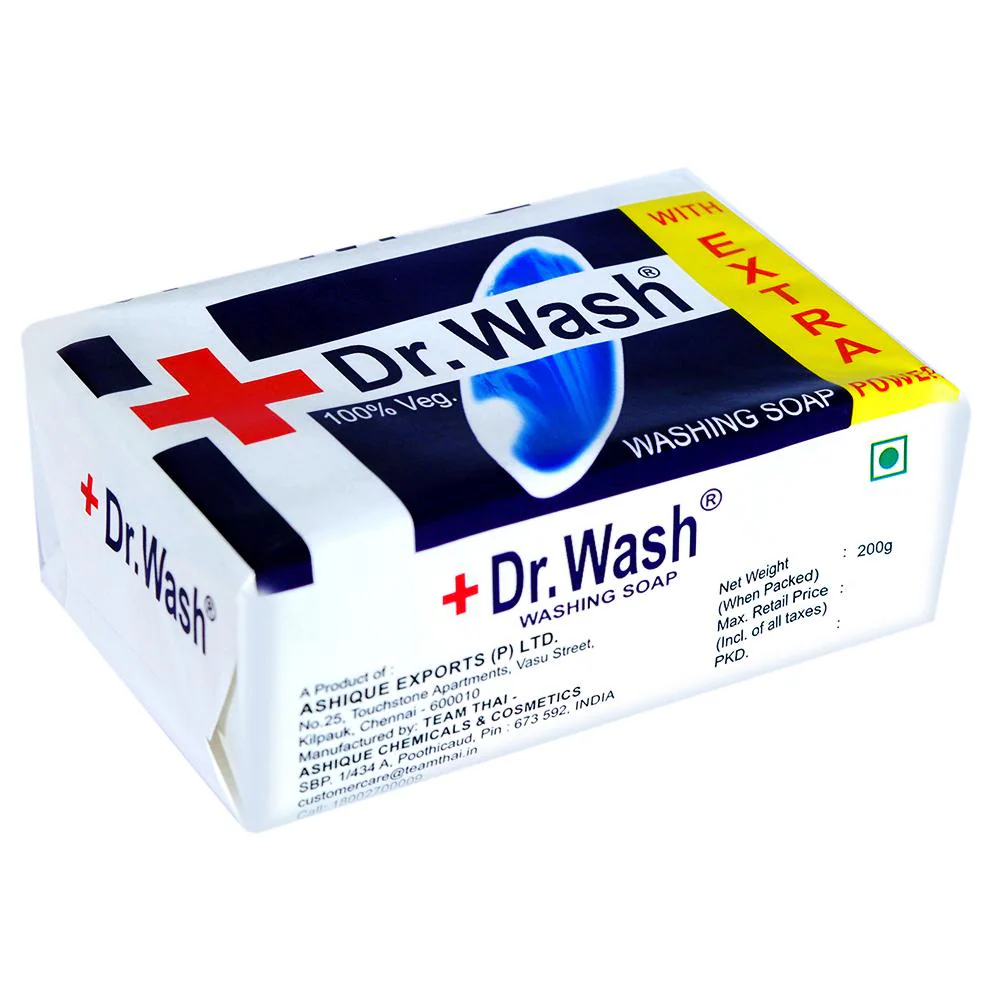 [IX2402998] Dr. Wash Washing Soap 100% Veg 200g MRP 35 