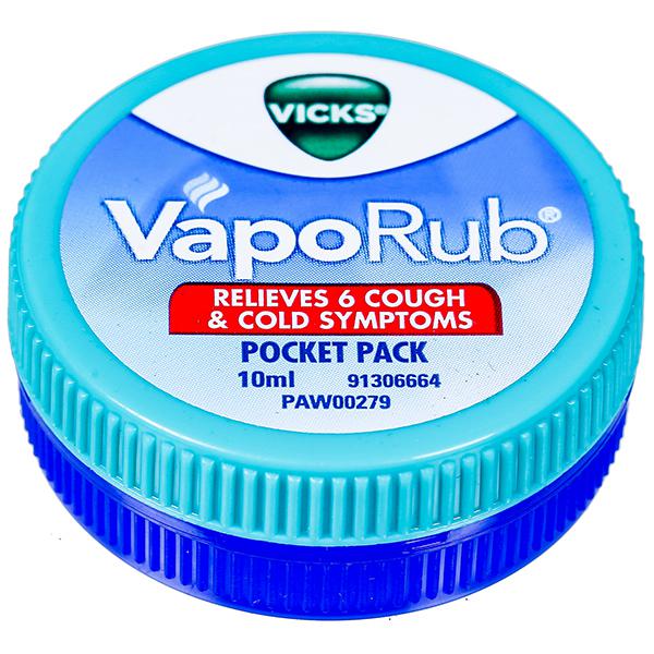 Vicks VapoRub 10ml Pocket Pack MRP 45