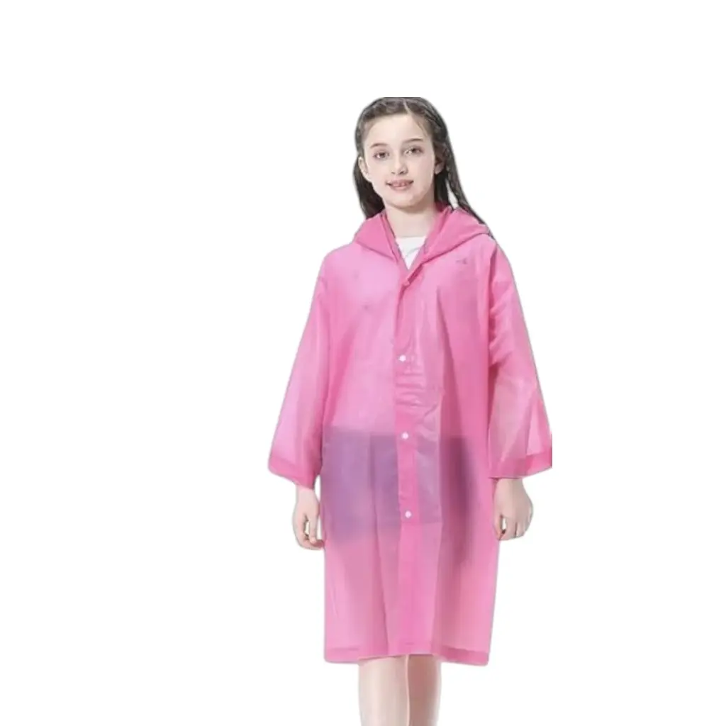 [IX2403112] 1515 Ranger Jill Premium Kids Rain Coat With School Bag Pocket 33 Inch