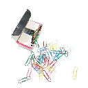 Music 555 3A Multi Color paper Clip 3.2x0.8cm 100's