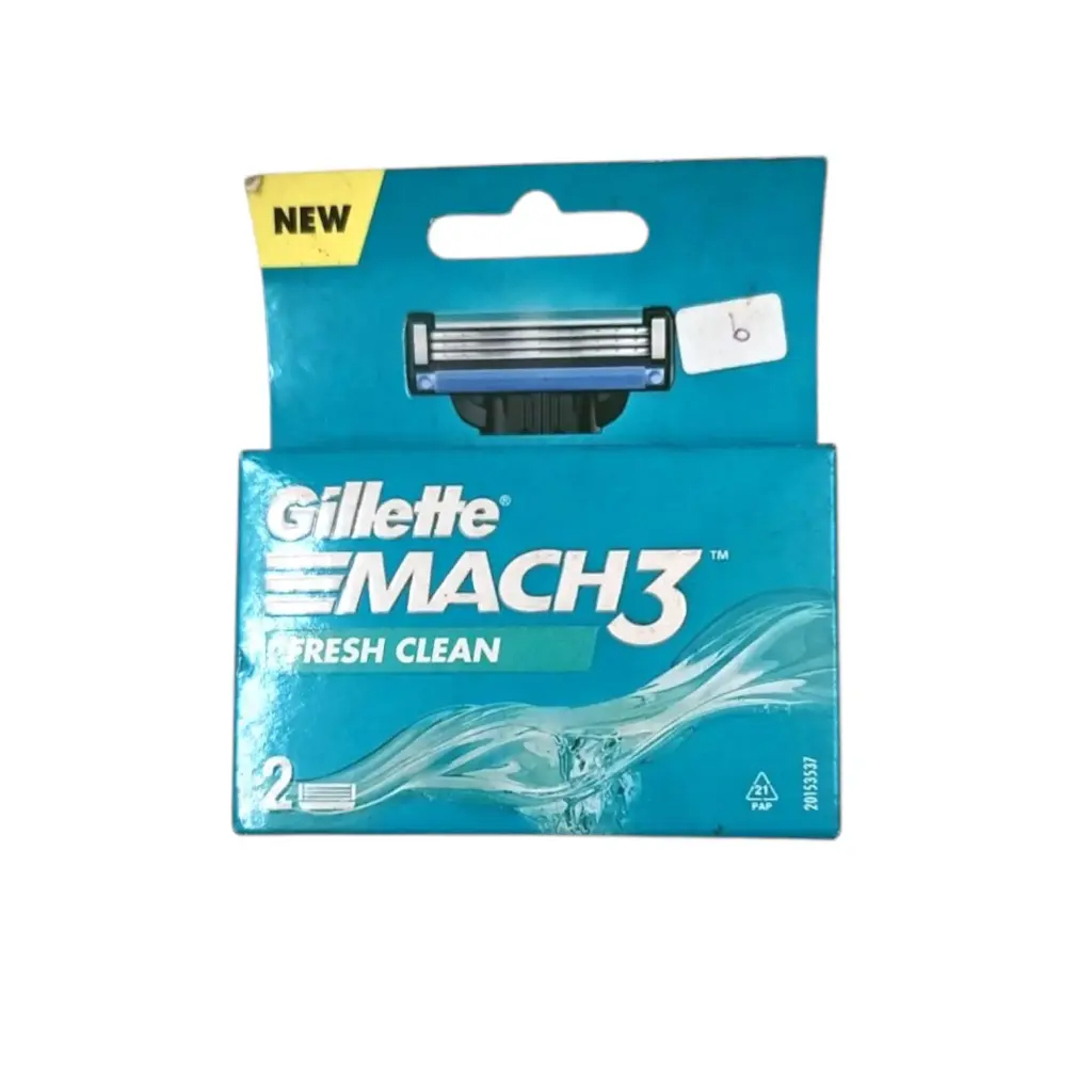 [IX2403259] Gillette Mach 3 Fresh Clean 2 Pcs/Pkt 