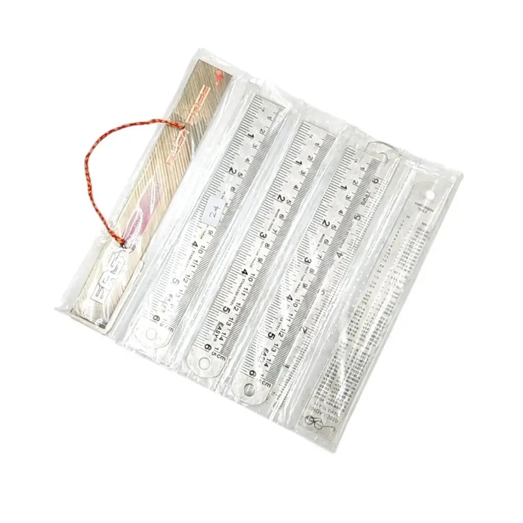 Easy Rust Free Steel Ruler/Scale 15 cm