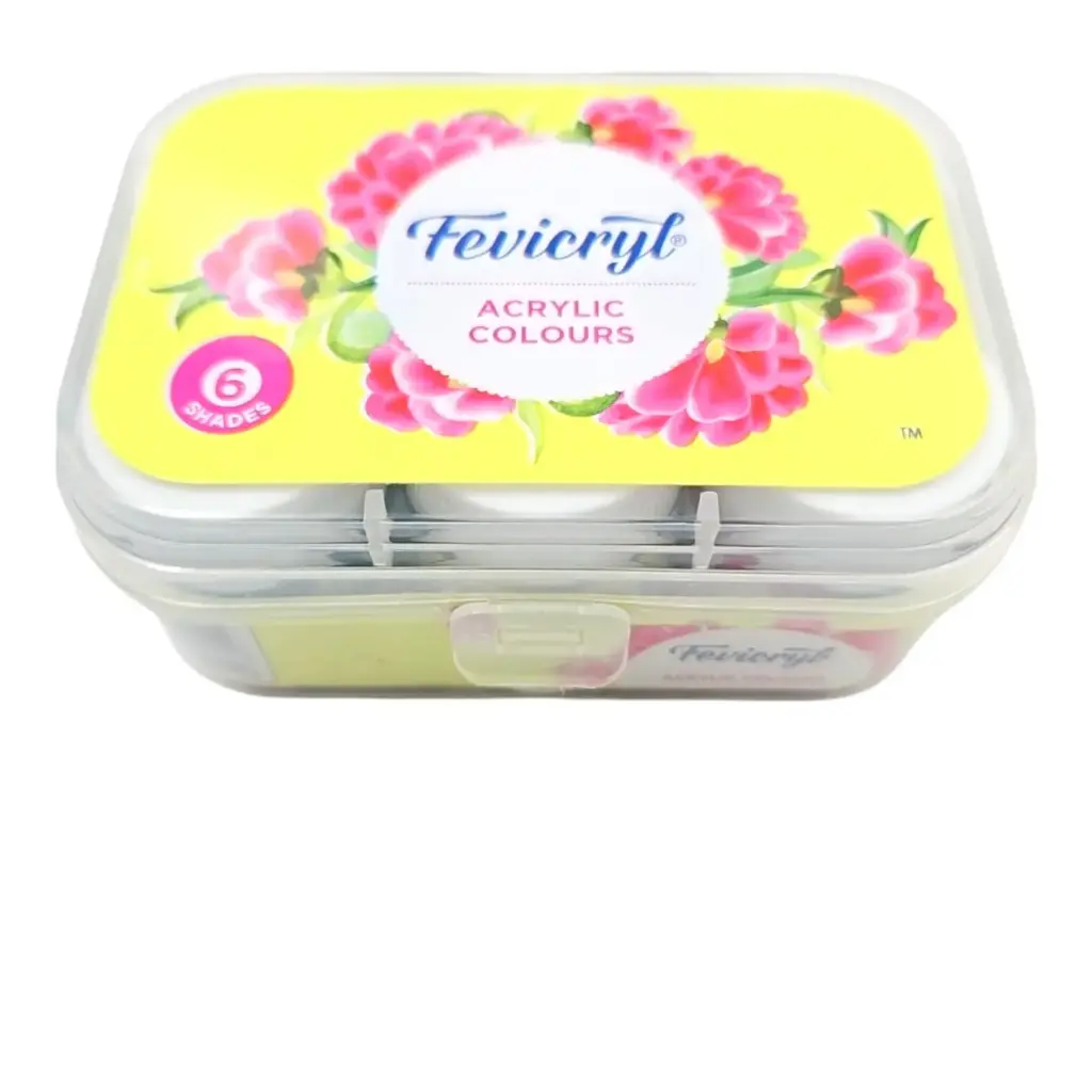 Fevicryl Water Based Glass Colors 6 Shades