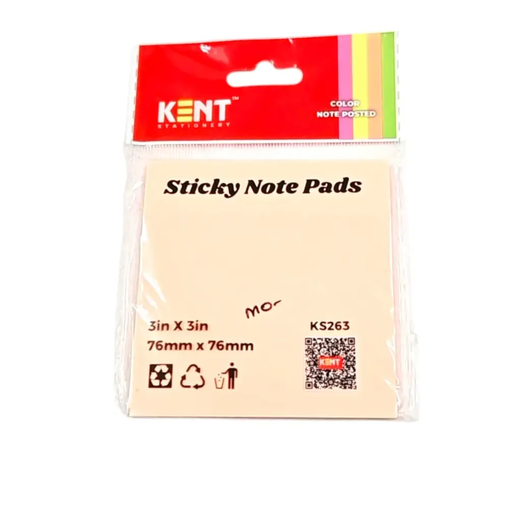 Kent Sticky Note Pad 50 Sheets 
