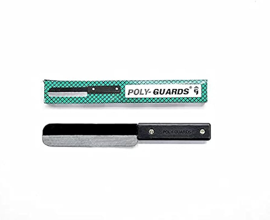 Poly Guards Kitchen Knife With Curved Edge