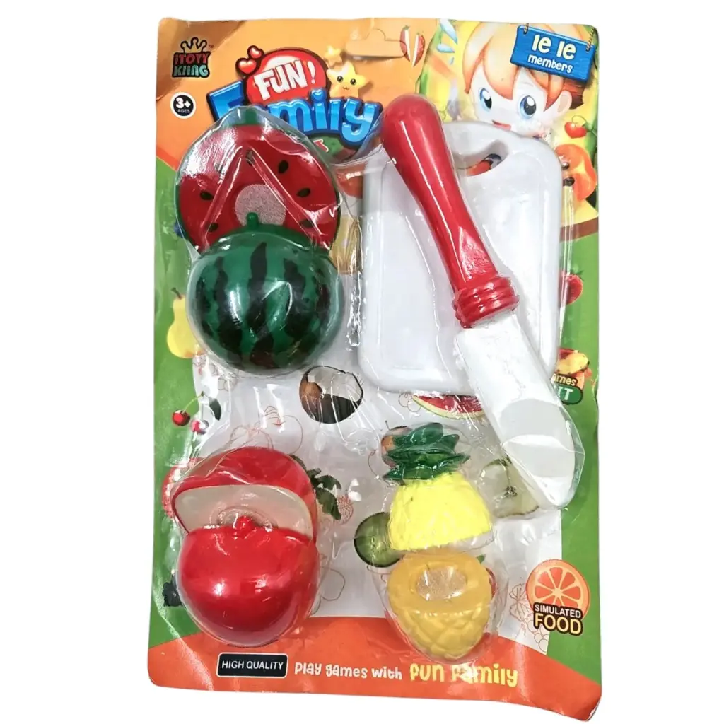 Fun Family Fruits Cutting Kitchen Set 8 Pcs 