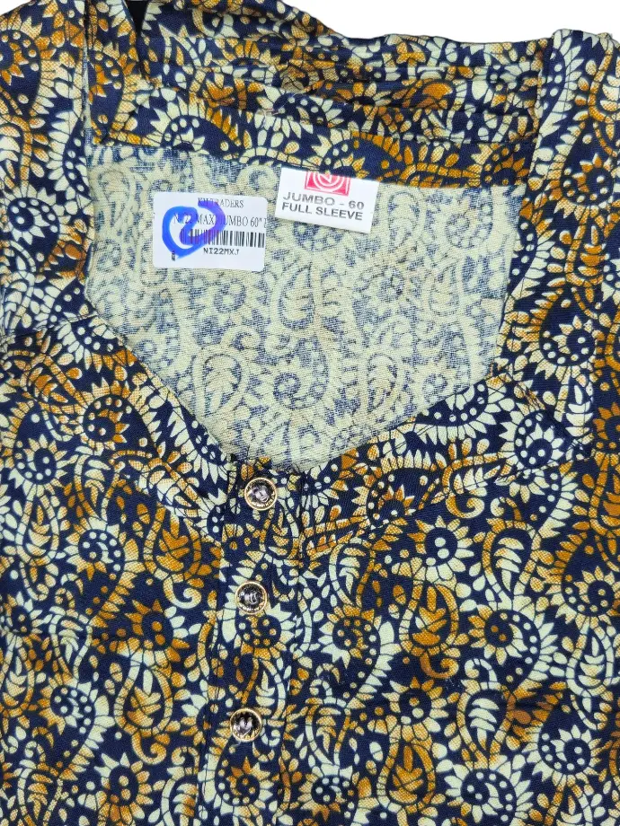 [IX2403470] N-122 Full Sleeve  Maxi Jumbo 60