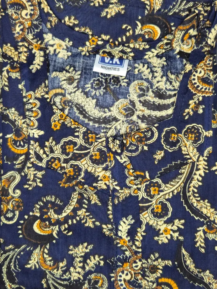 N-170 VK Nighties Printed Shawl Maxi 56