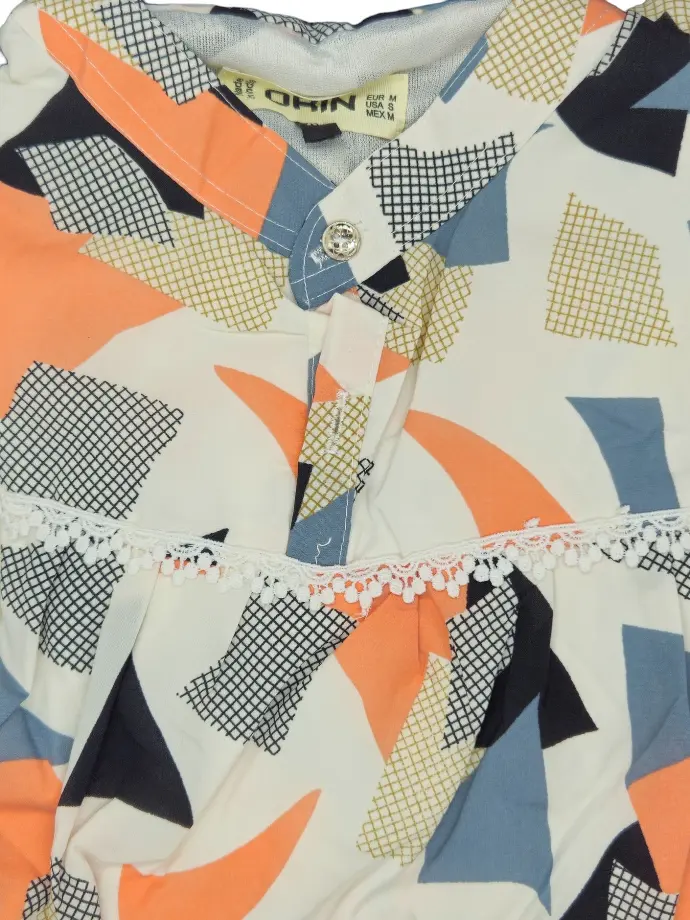 [IX2403507] N-G10 Orin Short Printed Top XL