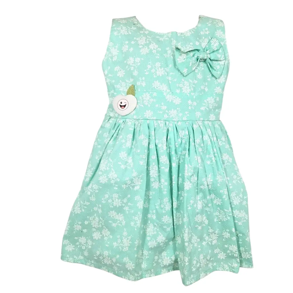 Rich Baby Girl Soft Color Cotton Frock 