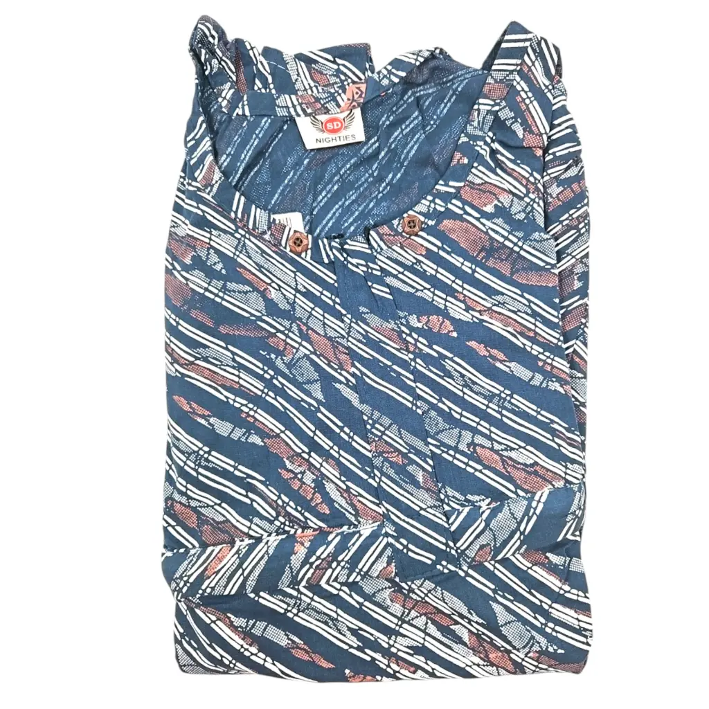 SD Nighties Double Side Zipper Feeding Maxi 