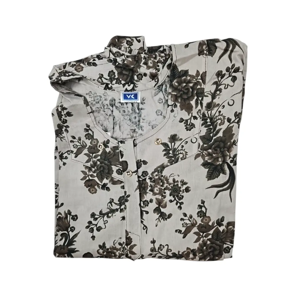 [IX2403991] VK-73 Printed Cotton Maxi 56