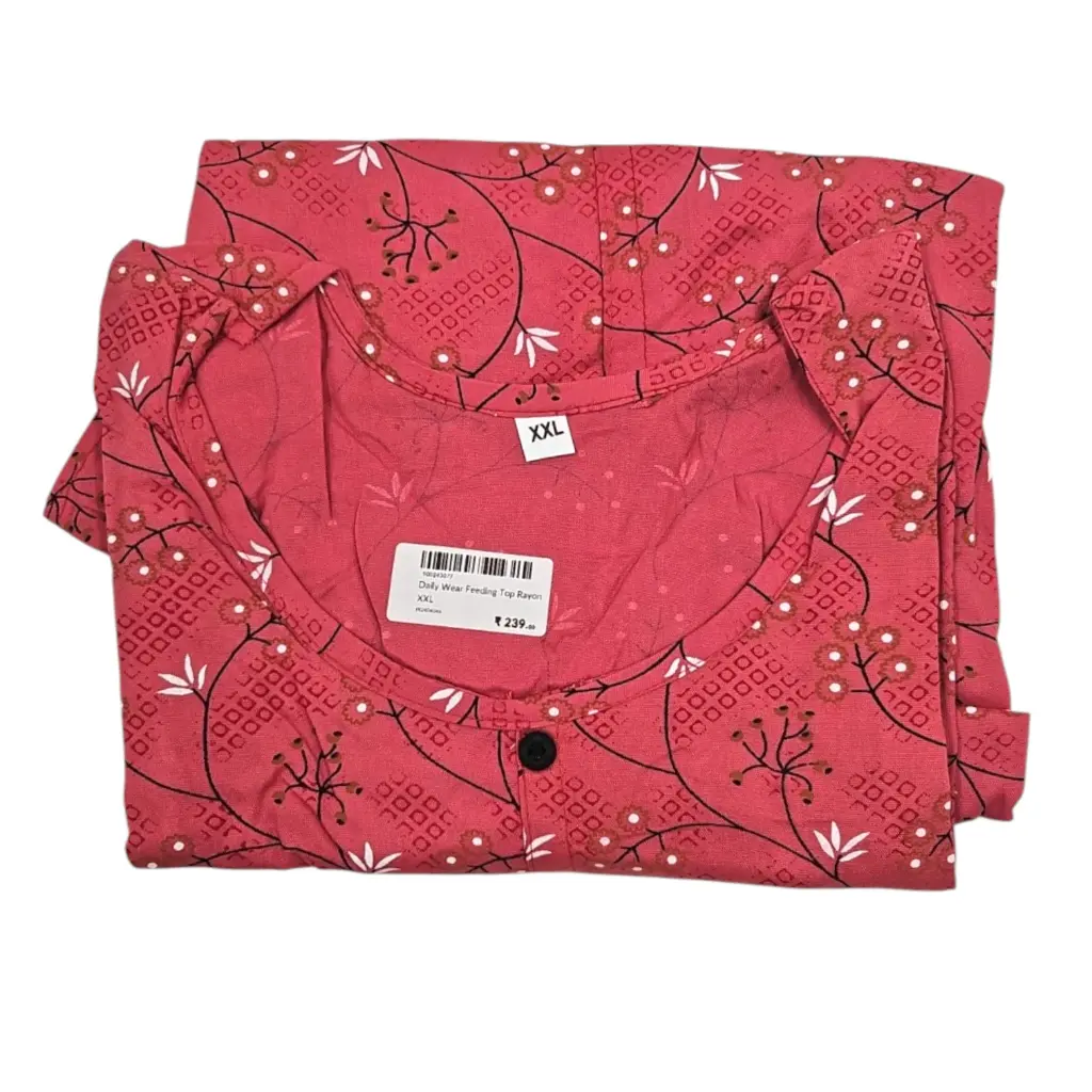 [IX2404046] Daily Wear Feeding Top Rayon XXL