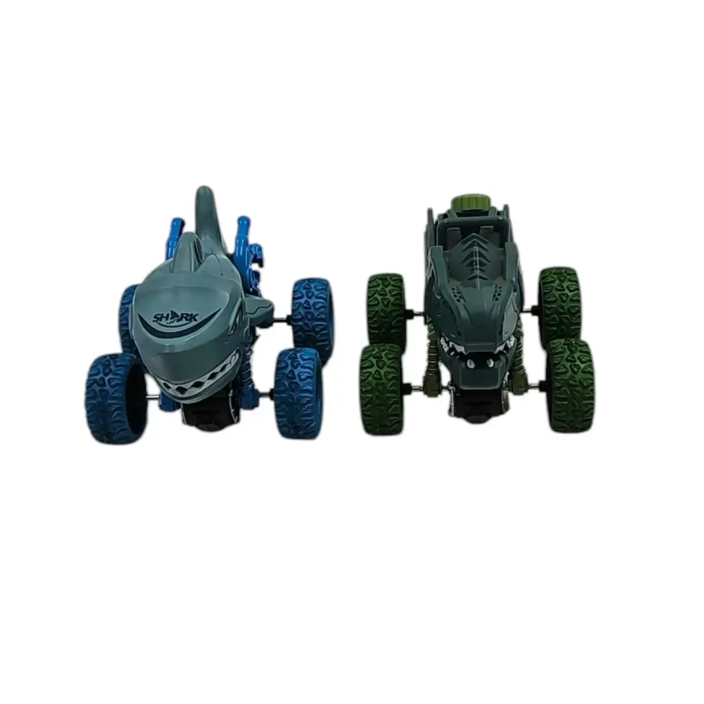 Angry Face Biting Off Road Stunt Jeep 