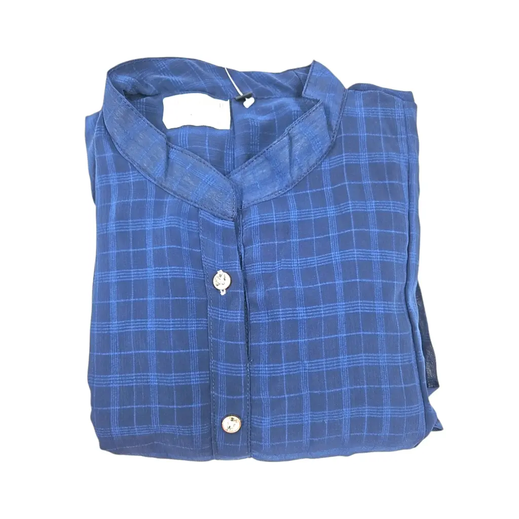 Check Design Girls Short Top