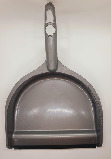 Dust Pan Grey With Rubber Edge 
