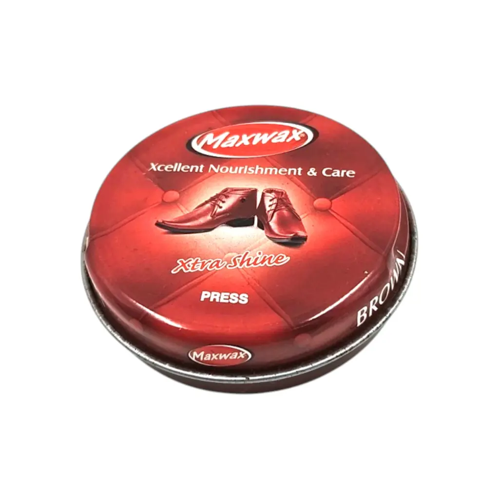 [IX2404487] Maxwax Brown Shoe Xtra Shine Polish Press