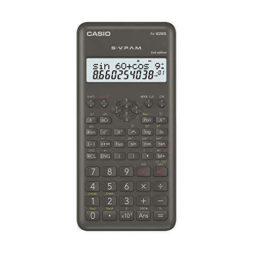 [IX2404558] Casio Scientific Calculator Fx-82MS 2nd Edition 2 Line Display 240 Functions