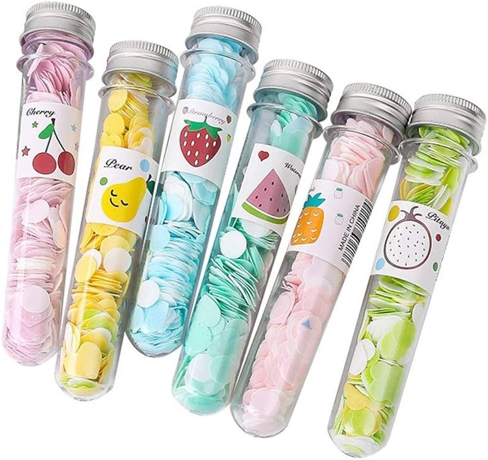 Fruits Paper Soap Mini Petals Portable Tube