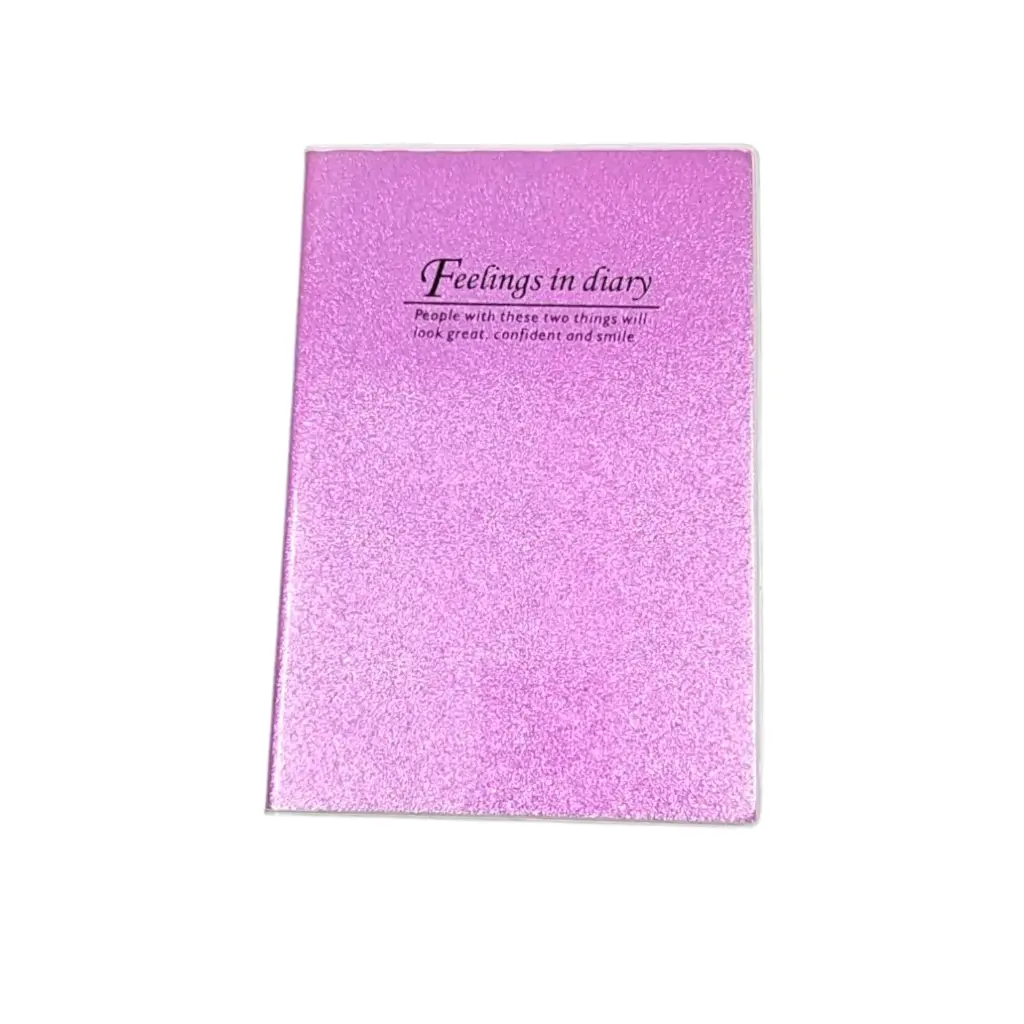 Glitter Covering Premium Diary