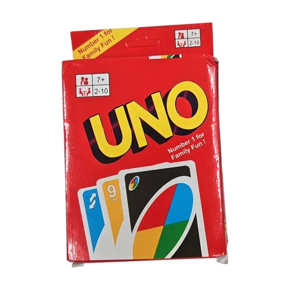 [IX2404622] Uno Playing Card Game For 7+ Years Family Fun 