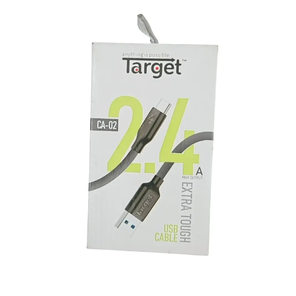 CA 02 Extra Tough USB Lightning Cable 2.4A Max Output