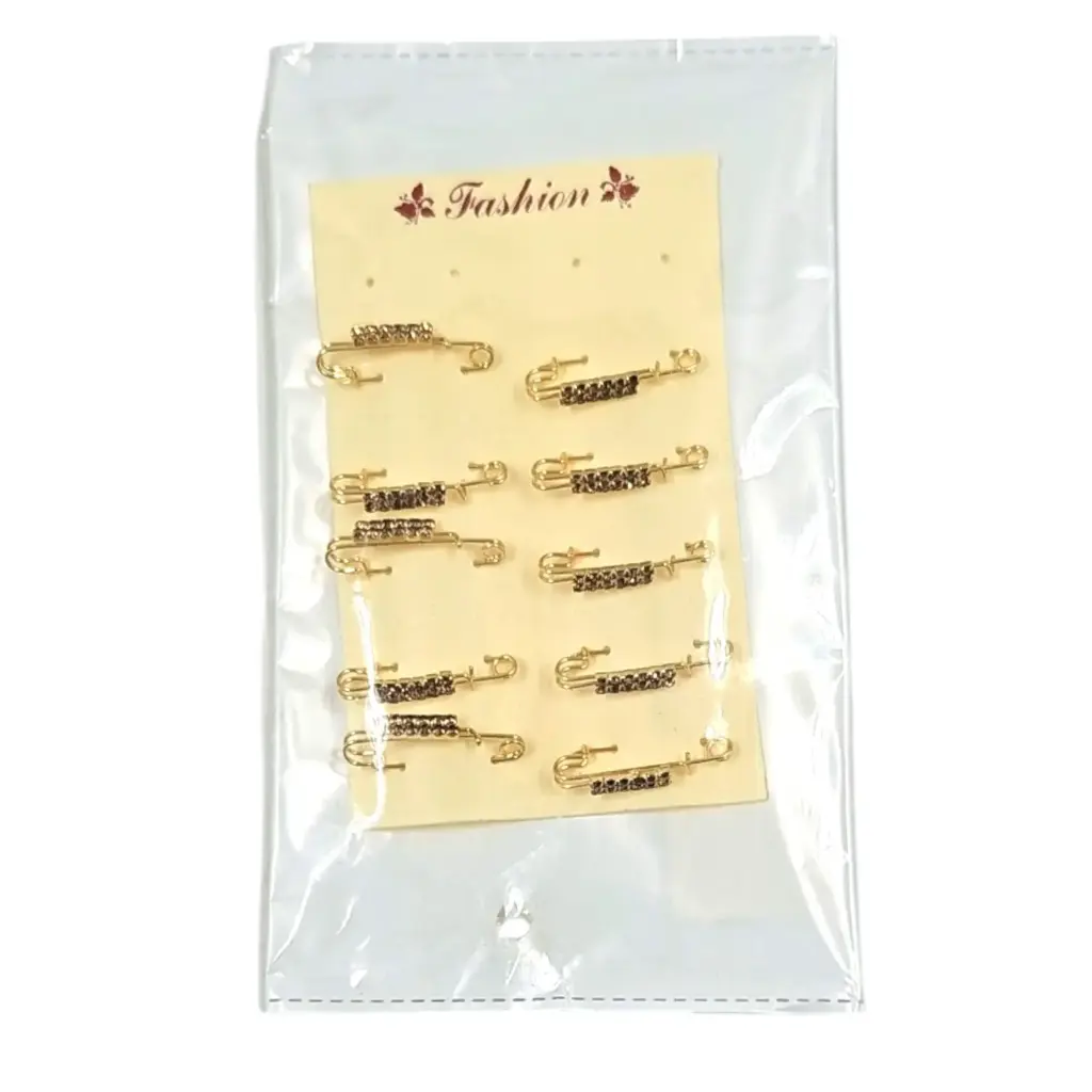 Silver Stone Small Maftha Pins