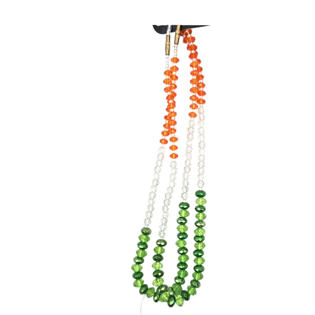 May Flower Flag Tri Color Beads Muthu Mala