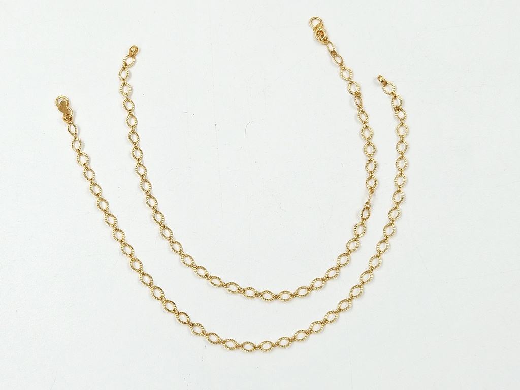 Golden Imitation Small Ring Lock Design Paadasaram 