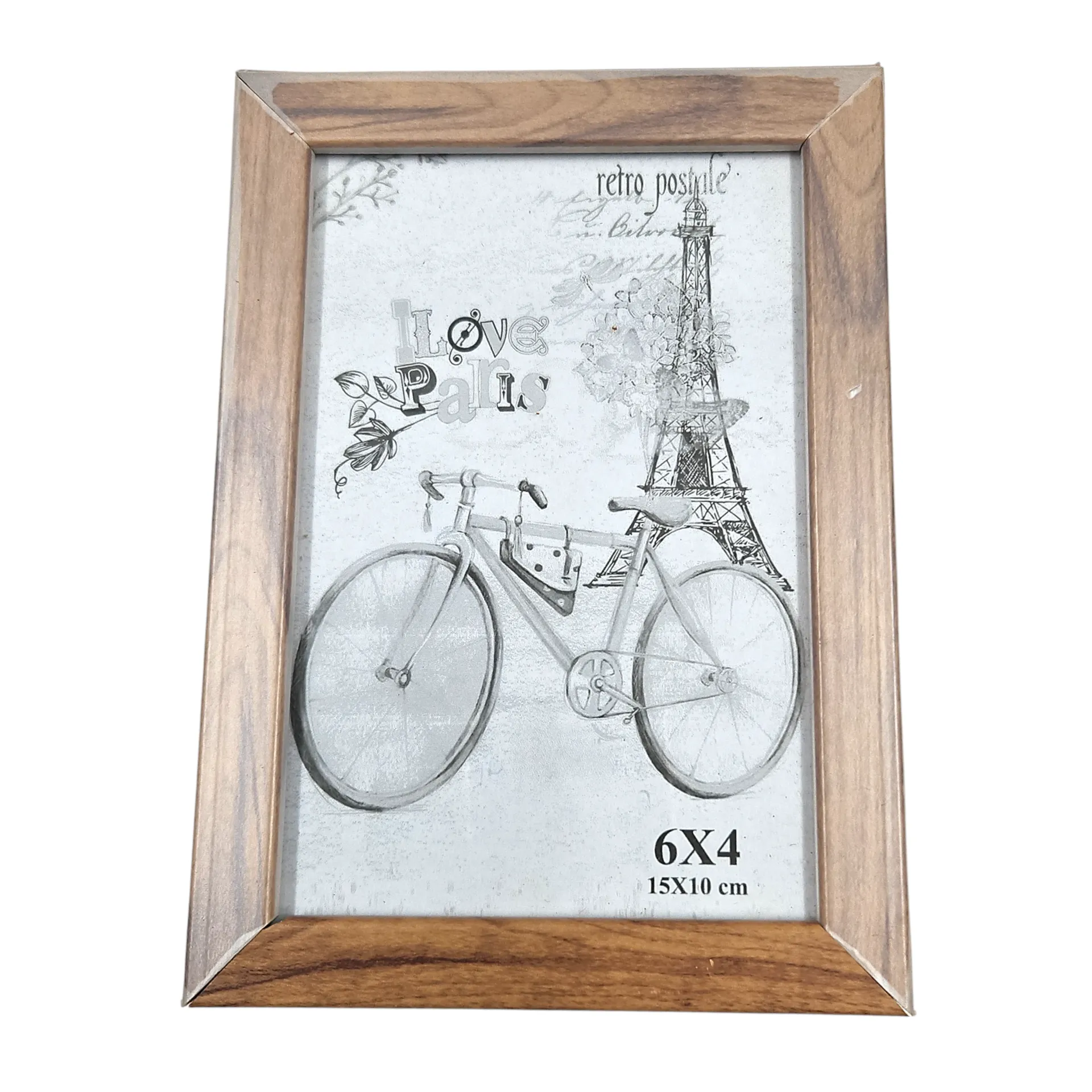 [IX2404866] 6*4/0.5 Inch Blank Photo Frame With Double Side Hanging Hook