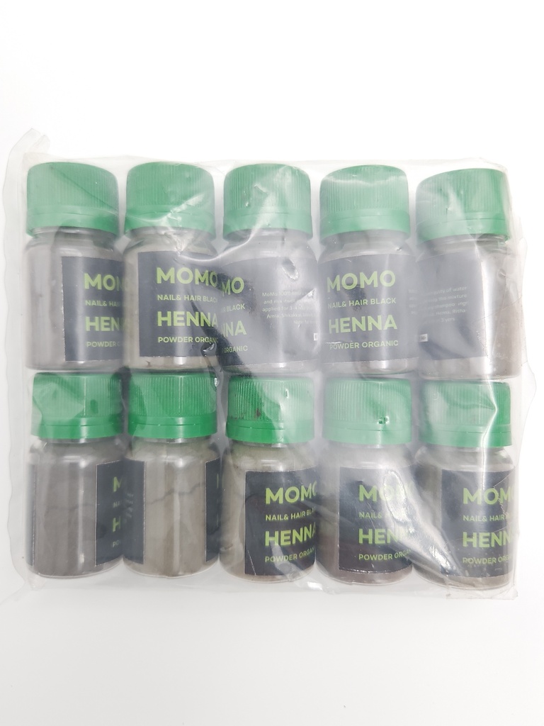 [IX2404901] Momo Nails & Hair Black Henna Organic Powder