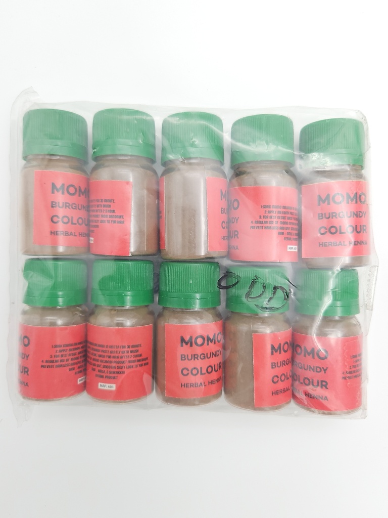 [IX2404903] Momo Nails & Hair Burgundy Henna Organic Powder 