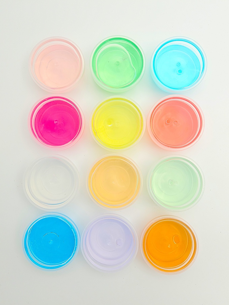 [IX2404922] Kids Playing Pastel Color Plane Slime 35g