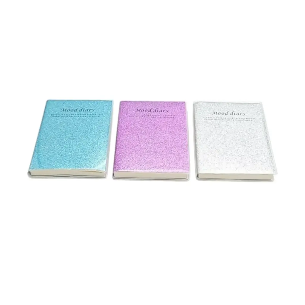 [IX2404954] Glitter Covering Premium Mood Diary Small 12x9 cm