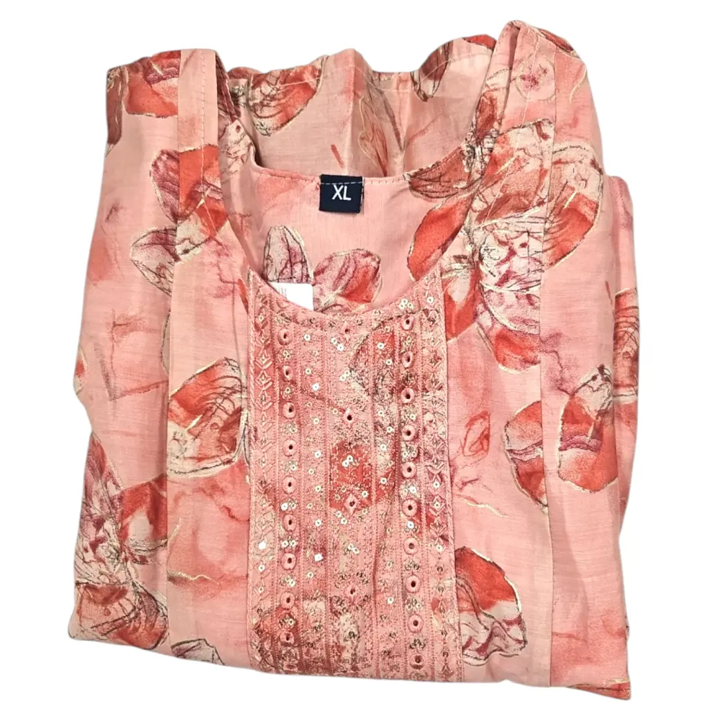 Muslin Printed Flair Top