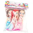 Three Sister Barbie Dolls With Long Hair 1 Pcs