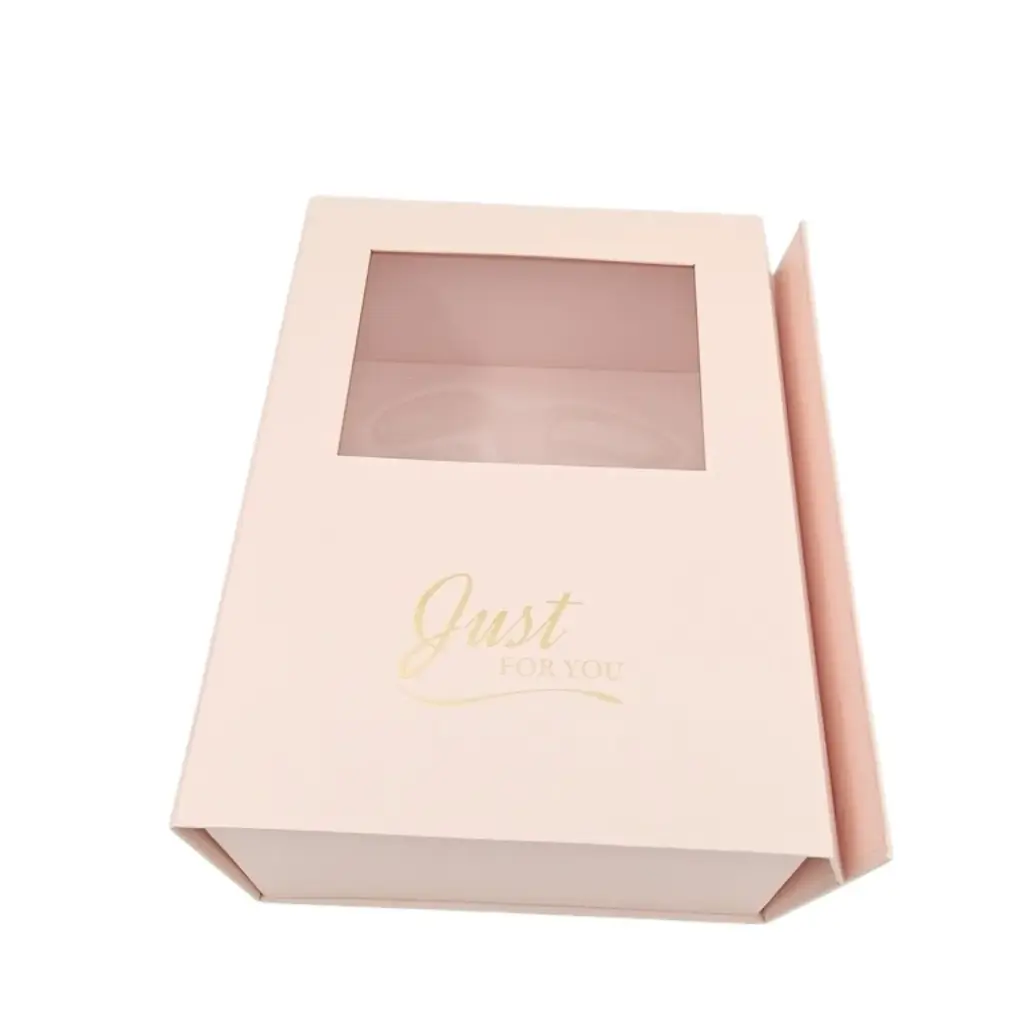 Premium Hamper Box With Half Transparent Lid 32x27 cm
