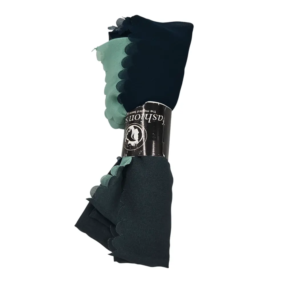 Scalloped Gradient Shawl