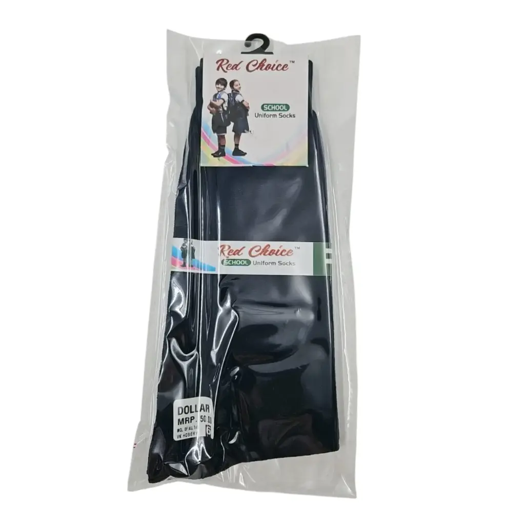 Red Choice School Uniform Socks Navy Blue Size 6