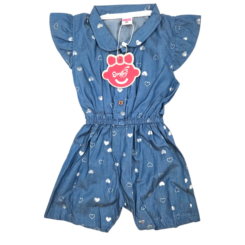 [IX2405313] Emilin Kids Wear Cassia Jeans Frock