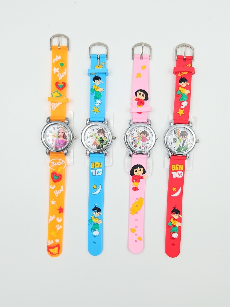 Kids Cartoon Character Themed Strap Watch