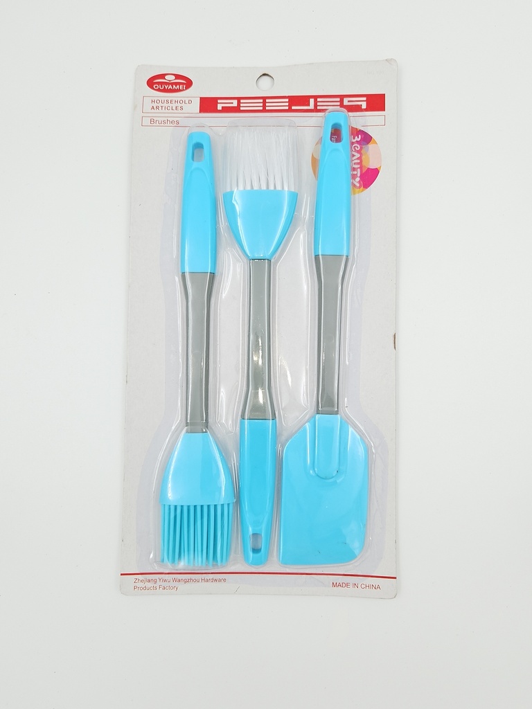 [IX2405380] Silicone Oil Brush Set Of 3 