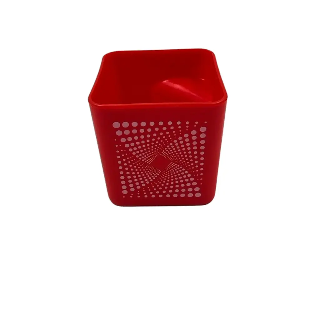 RK Dotted Square Pen Holder With Handle