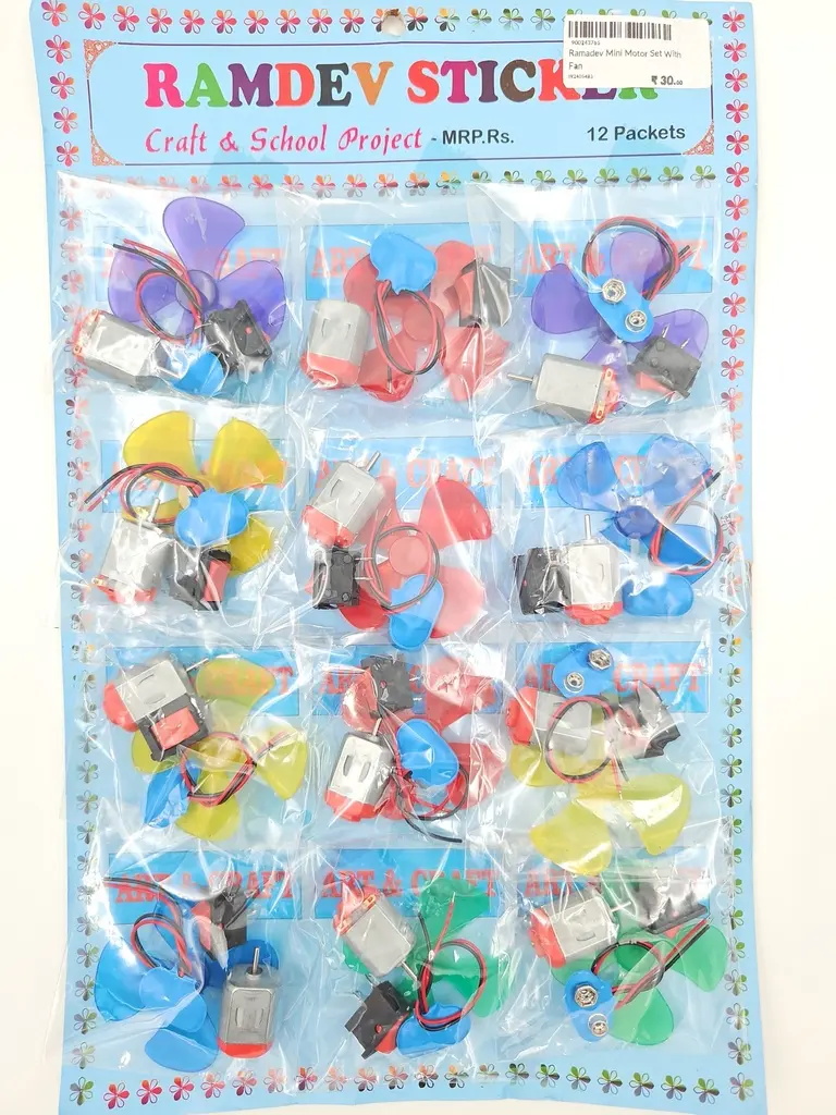 Ramadev Mini Motor Set With Fan 