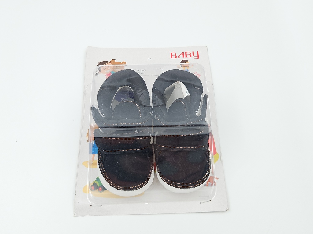 [IX2405625] Black Denim Kids Booties With Sounds 
