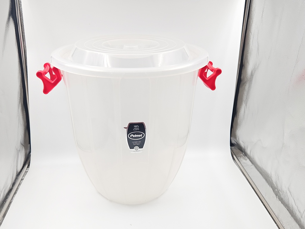 [IX2405704] Pelmet Drum Plastic Container Large With Lock Lid 50Litre