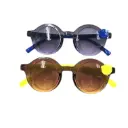 Kids Colored Smiley Sun Glasses With Cooling Shade 