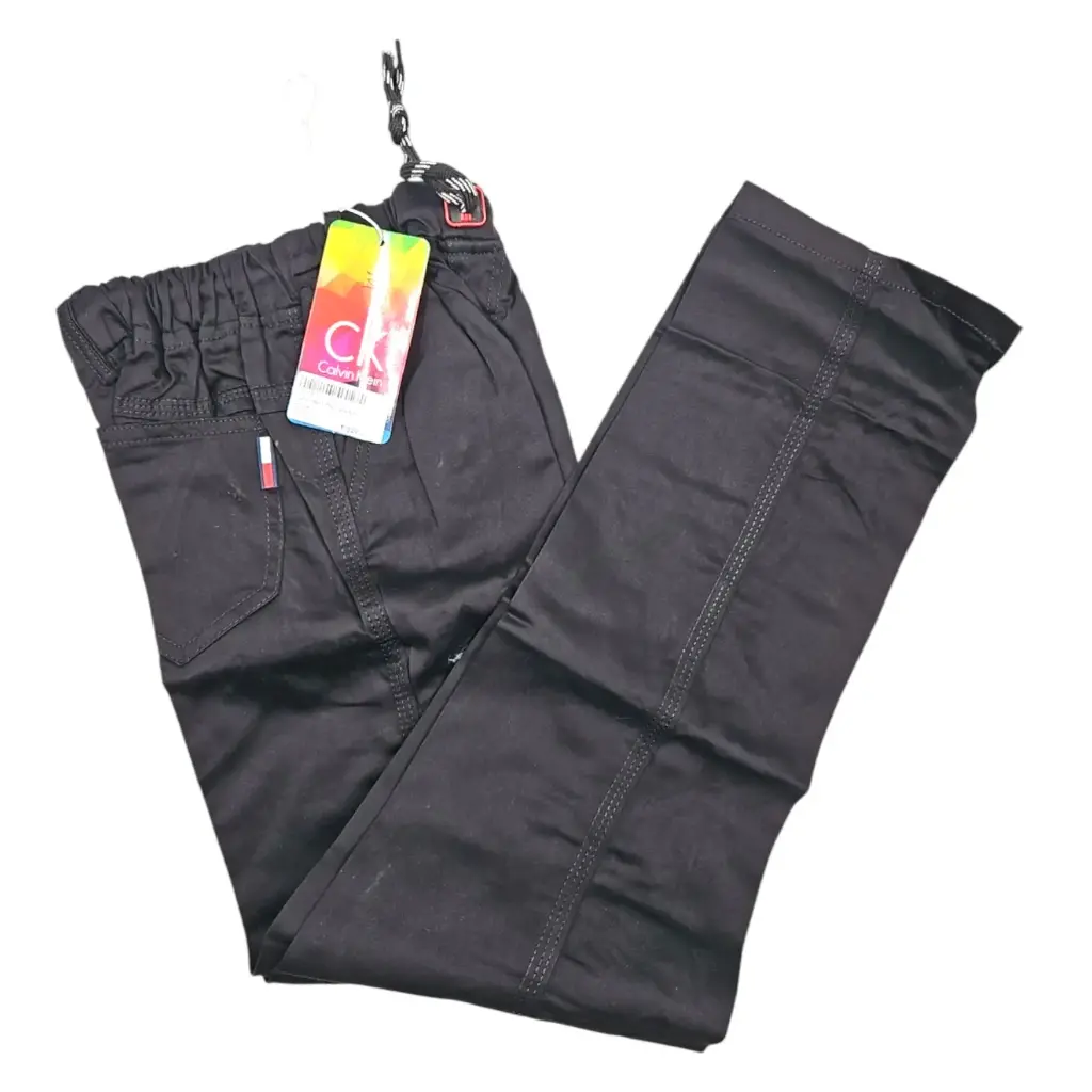 [IX2405775] Calvin Klein Plain Black Pants 32-36